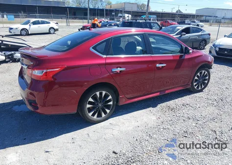 2018 Nissan Sentra Sr из США, поврежденный, VIN 3N1AB7AP1JY251591